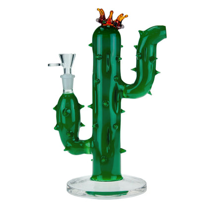 Black Leaf Cactus Pipe green with Crown