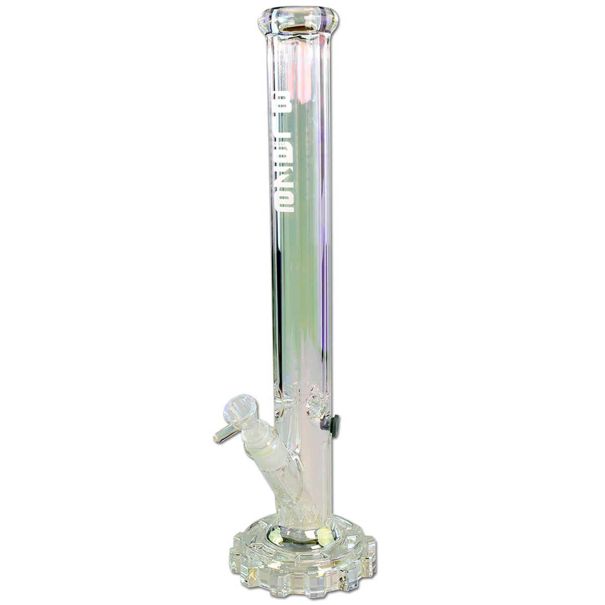 Blaze Gear Ice Bong with Rainbow Effect Clear