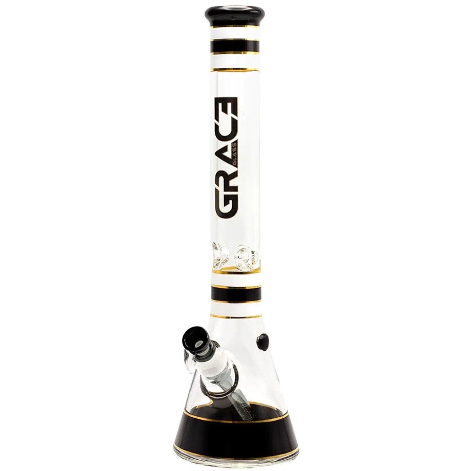 Glass bong Classic Beaker Black